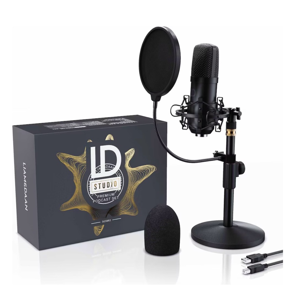 Liam & Daan Podcast Set Microphone